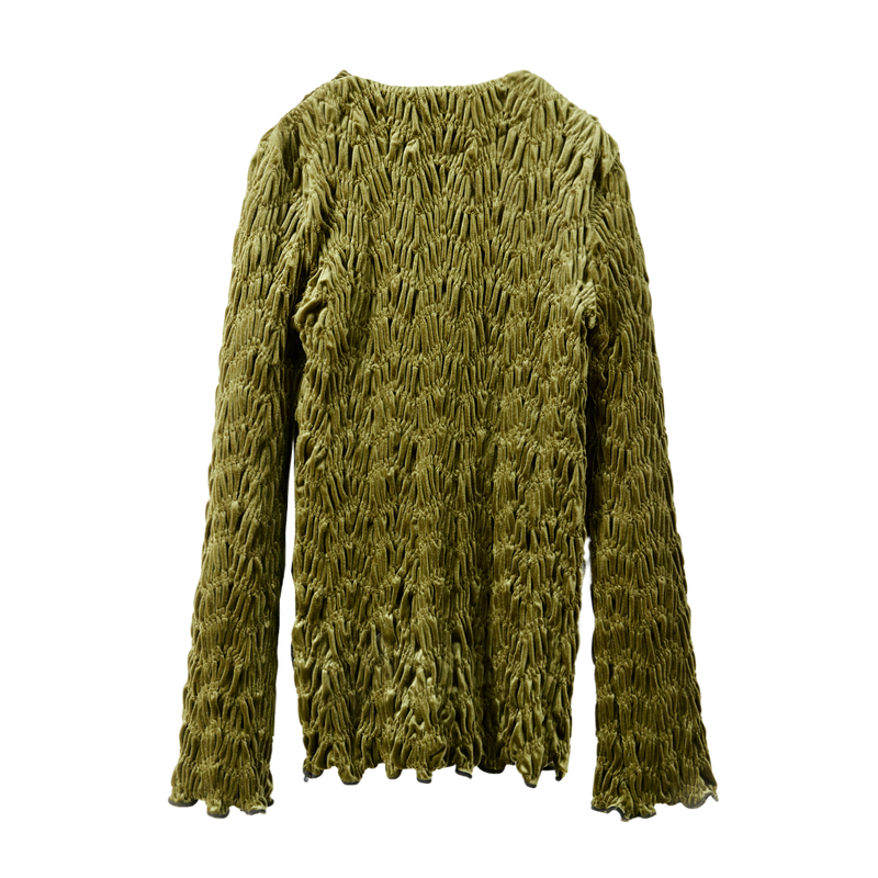 Shirring Velor Jacket