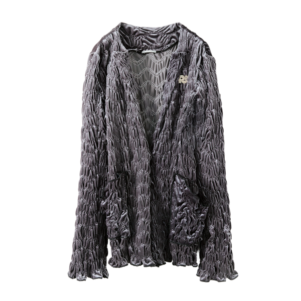 Shirring Velor Jacket