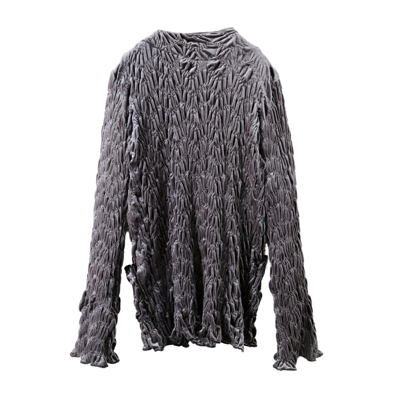 Shirring Velor Jacket