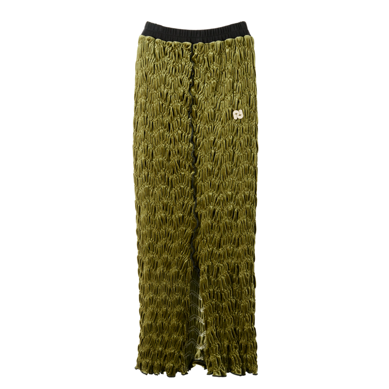 Shirring Velor Skirt