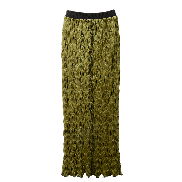 Shirring Velor Skirt