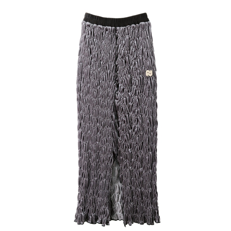 Shirring Velor Skirt