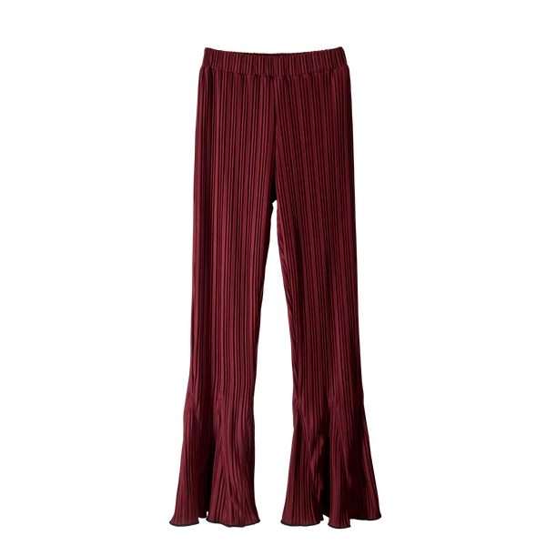 Pleats Flare Pants