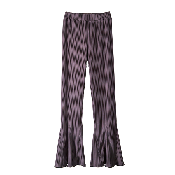 Pleats Flare Pants