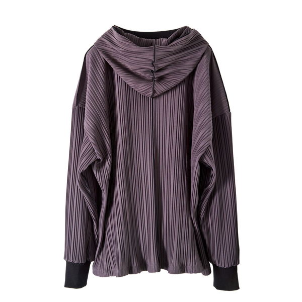 Pleats Zip Hoodie