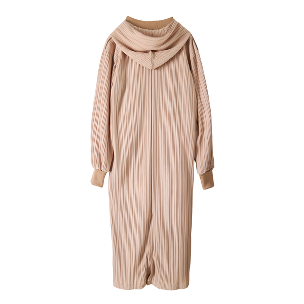 Pleats Long Hoodie