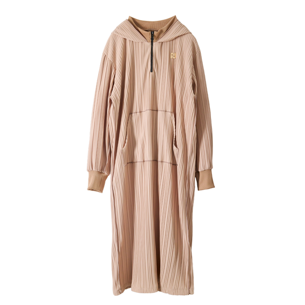 Pleats Long Hoodie