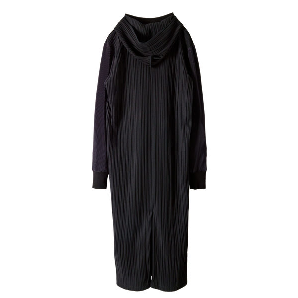Pleats Long Hoodie