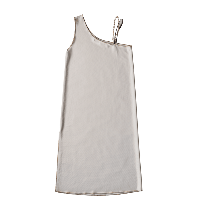 Chain shoulder dress