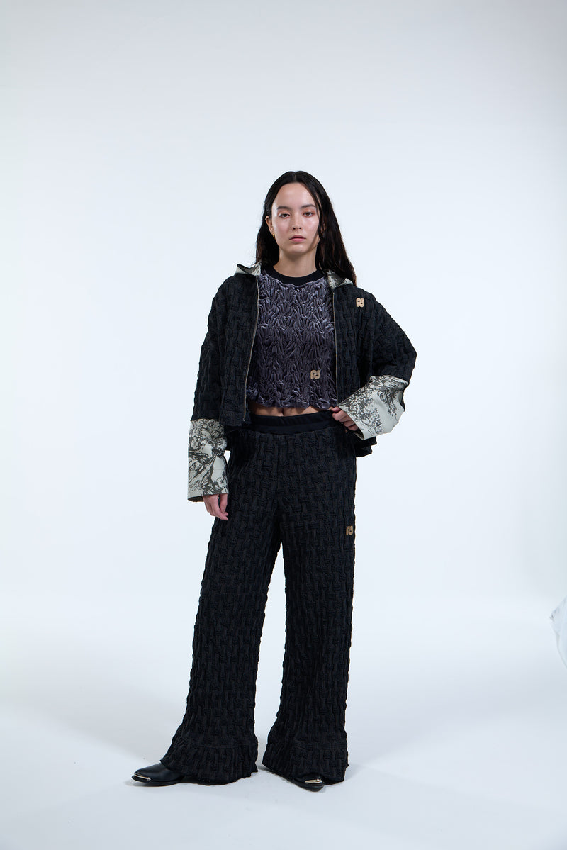 Shirring Denim Pants