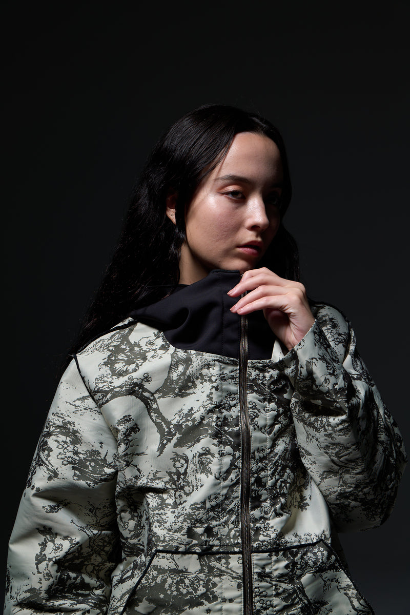 Original Jacquard Zip Anorak