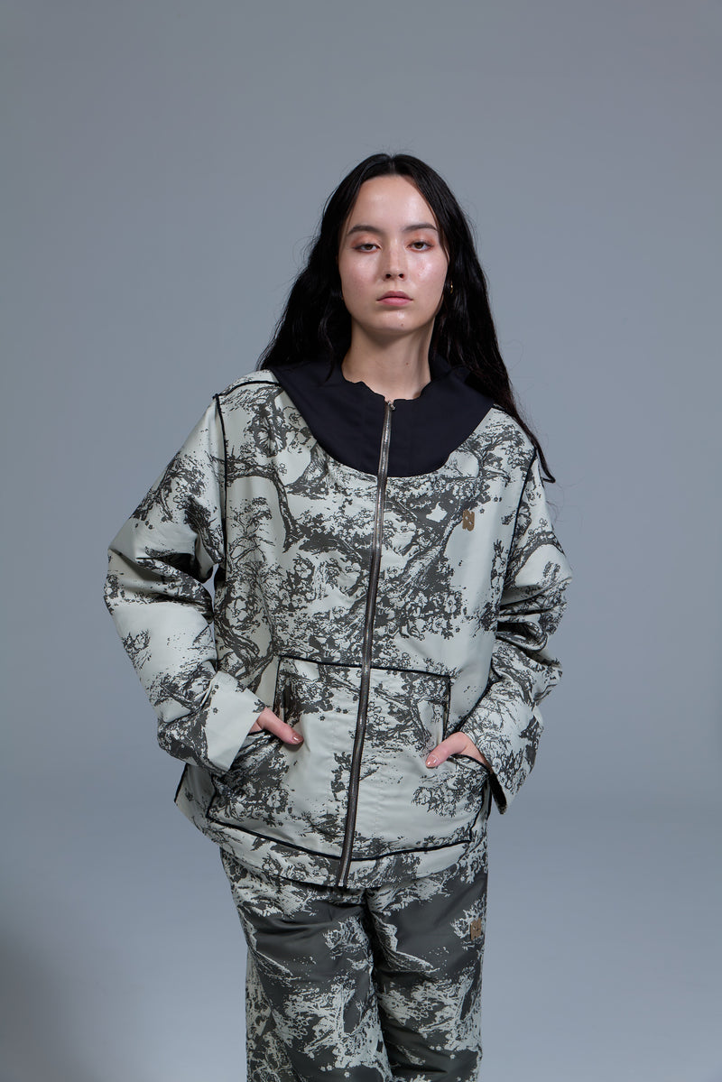 Original Jacquard Zip Anorak