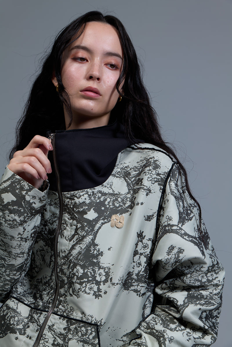 Original Jacquard Zip Anorak