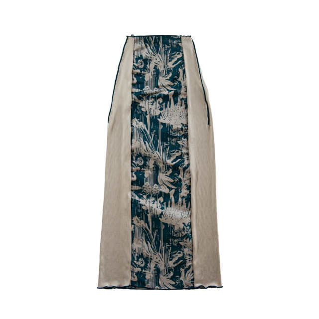 River long skirt / Greige【reversible】