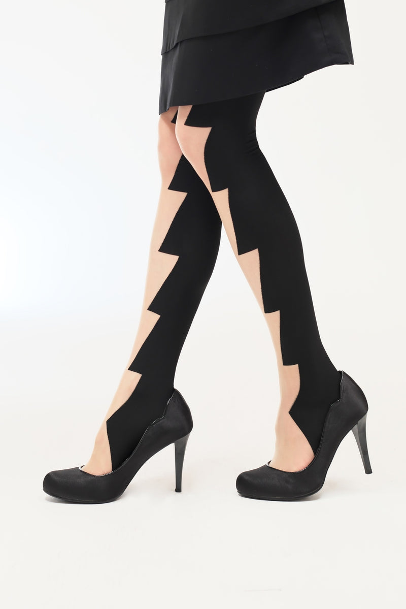 TATTOO TIGHTS / Hem by color