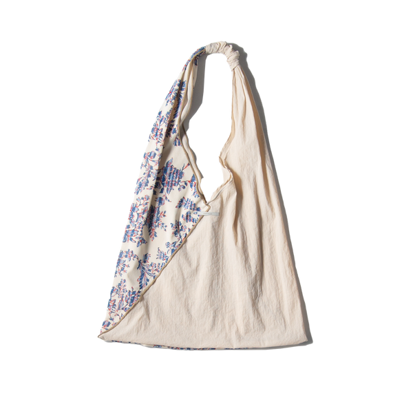 Bag / Flower pattern BEIGE×WHITE FLOUR