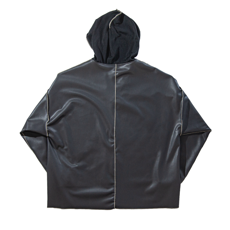 Poncho ZIP hoodie /  gray