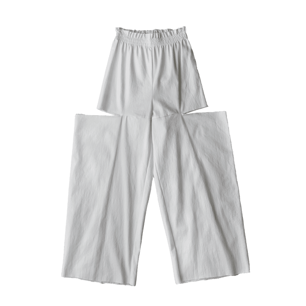 Cut Pants / White